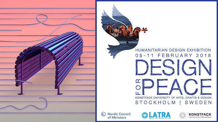 Samhällsmöbler och design för fred – Konstfack under Design Week 2018