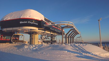 SkiStar Vemdalen: Sveriges minsta 6-stol Expresslift - Skalet Express