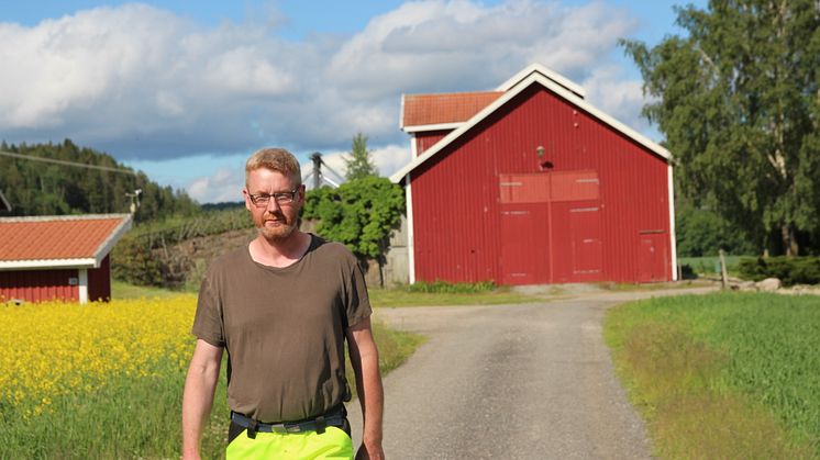 Bjørn Gimming på gården 