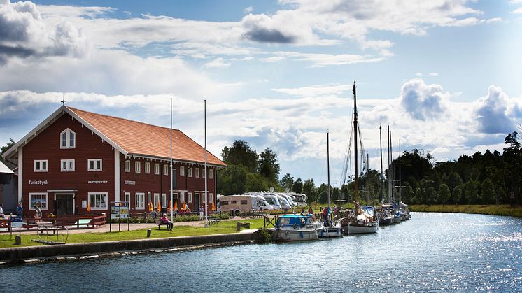 Årets ställplats finns i Borensberg vid Göta kanal 