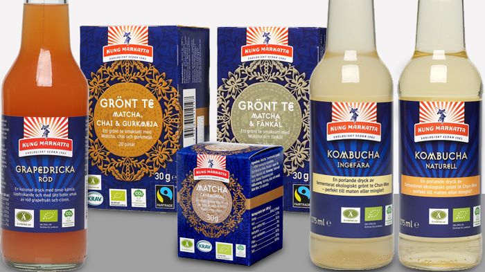 I årets första nyhetssläpp från Kung Markatta utökas sortimentet med 6 nya ekologiska och Ä-märkta drycker.