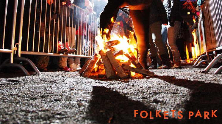 Eldfesten firas i Folkets Park