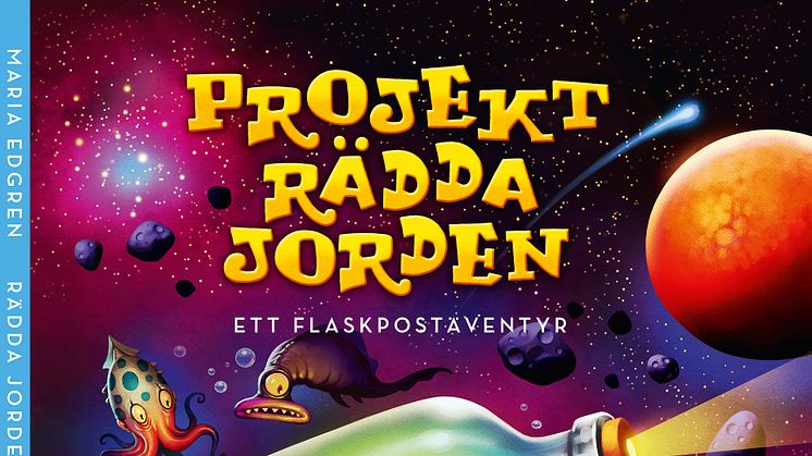 Ny illustrerad barnbok: Projekt Rädda Jorden – ett flaskpostäventyr