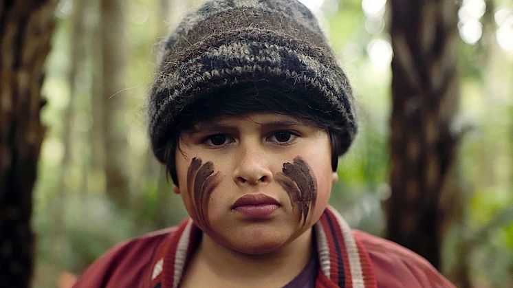 Julian Dennison i vinnarfilmen Hunt For The Wilderpeople.