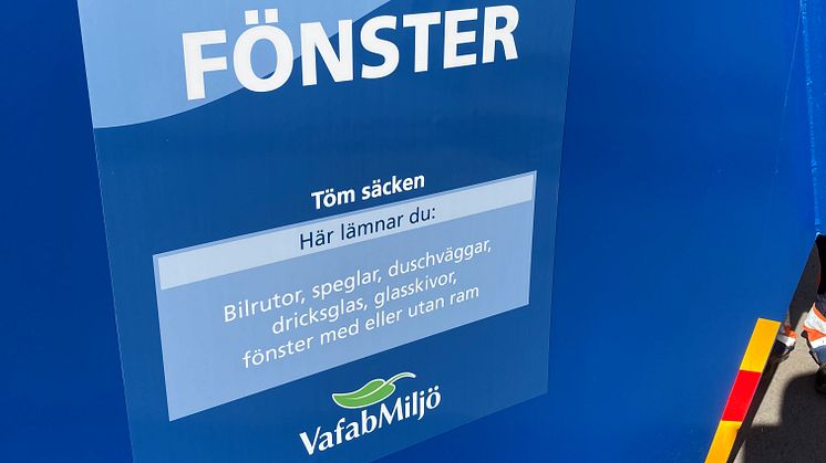 Ny fraktion på Återbruken under 2021 ska minska avfallet till deponi med 50 %. Foto: VafabMiljö