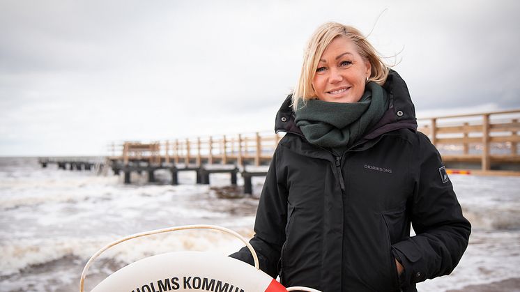 Elle Olsson är badmästare i Ängelholms kommun och initiativtagare till ansökan om certifiering om vattensäker kommun.