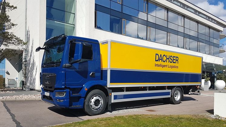 Dachser Sweden investerar i en ny effektiv lastbil.