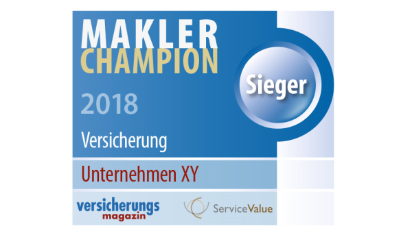 Makler-Champions 2018: Wer bietet den höchsten Servicewert für den Makler?