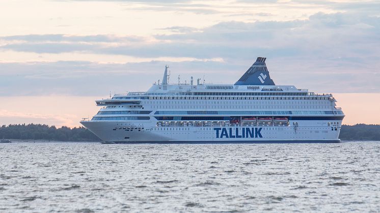Die Silja Europa auf dem Weg von Helsinki nach Tallinn