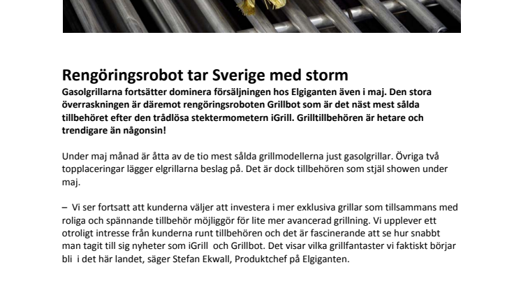 Rengöringsrobot tar Sverige med storm