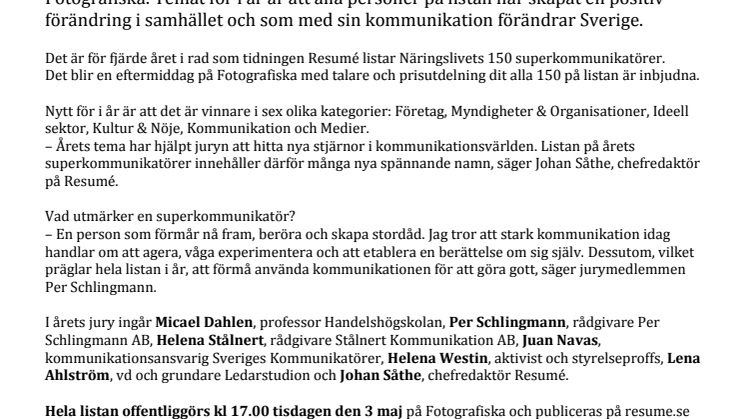 Vilka är Sveriges skickligaste kommunikatörer?