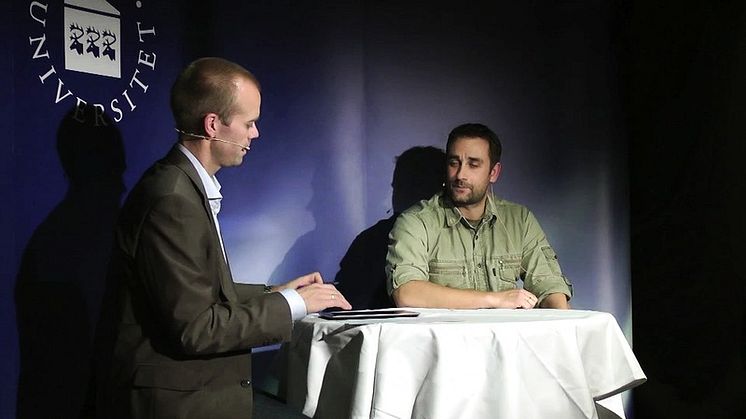 Mattias Lundberg intervjuar Mathias Osvath på Psykologisk Salong den 4 oktober 2012