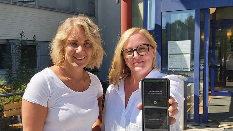 Helena Randefelt (projektledare) och Linda Grönkvist (turismutvecklare).