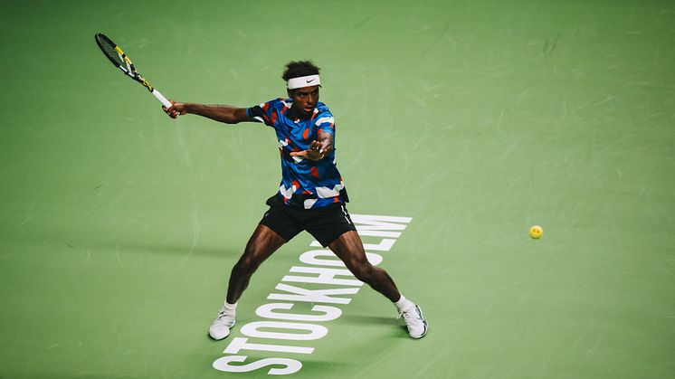 Elias Ymer vidare till åttondelsfinal i BNP Paribas Nordic Open. Foto: Alexander Scheuber