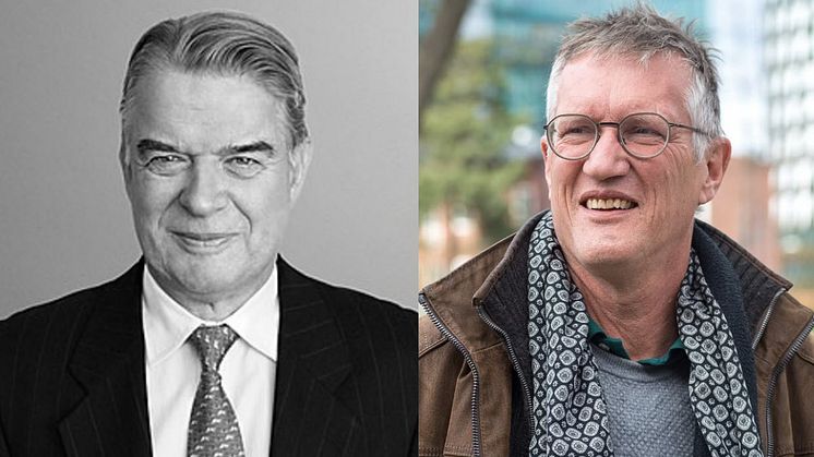 Björn Savén och Anders Tegnell, nya ledamöter i Hjärt-Lungfondens styrelse