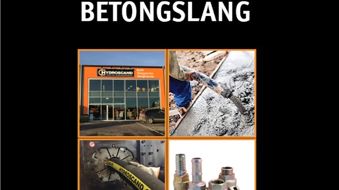 Hydroscands nya broschyr Betongslang