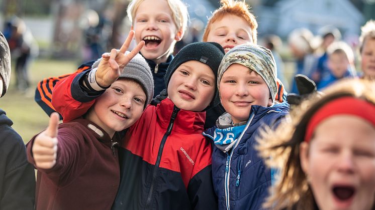 Femteklasse ved Vindingstad skole på Gjøvik