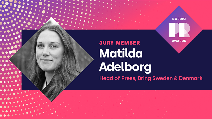 PR Awards jury Matilda Adelborg