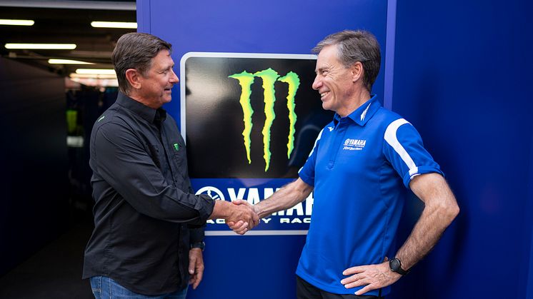 Monster Energy Company and Yamaha Factory Racing MotoGP Team Announce Multi-Year Title Sponsor Renewal