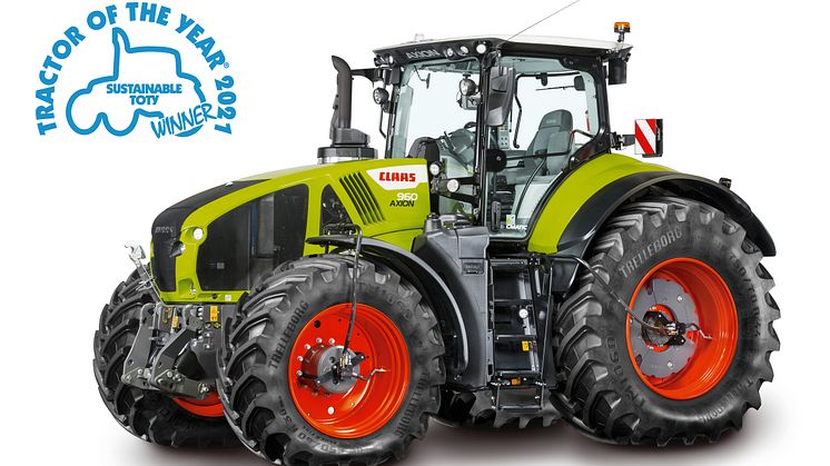 CLAAS AXION 960 CEMOS is Sustainable Tractor of the Year 2021!
