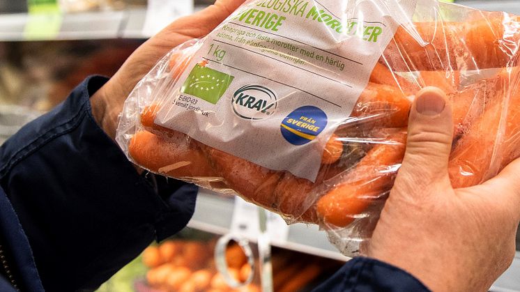 KRAV och Från Sverige inleder ett samarbete om märkning av livsmedel som är både svenskproducerade och KRAV-certifierade.