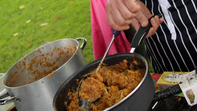 Chef at Party in the Park 2011