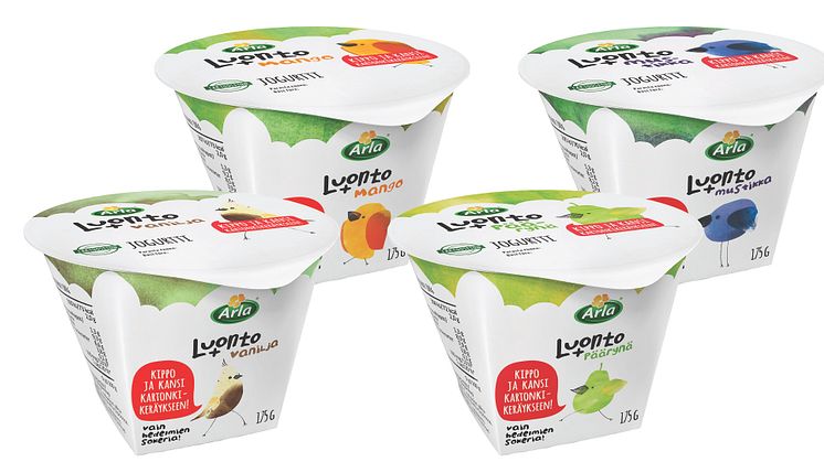 Arla haluaa muuttaa maailmaa pakkaus kerrallaan – tuo kartonkiset jogurttipikarit kauppoihin ensimmäisenä Suomessa