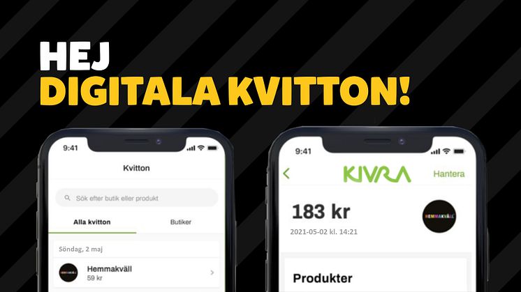 Hemmakväll växlar upp sitt miljötänk - erbjuder digitala kvitton 