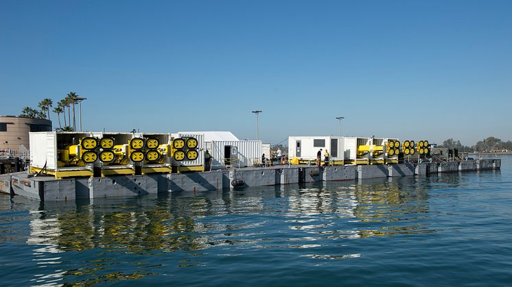 MoorMaster™ AMS units during At Sea Demonstrations