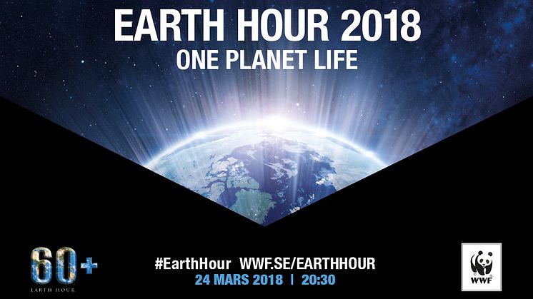 Kampanjbild Earth Hour 2018 från www.wwf.se