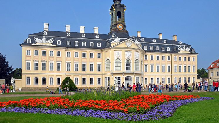 Das Schloss Hubertusburg in Wermsdorf lädt zu einem Konzert der Sommertöne 2018 ein