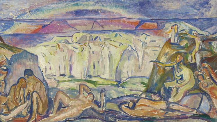Edvard Munch: Freden og regnbuen / Peace and the Rainbow (1918–1919)