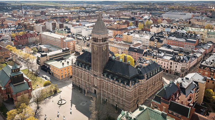 Norrköpings rådhus från 1910 står inför en stor renovering. (Foto: Anders Ristenstrand)