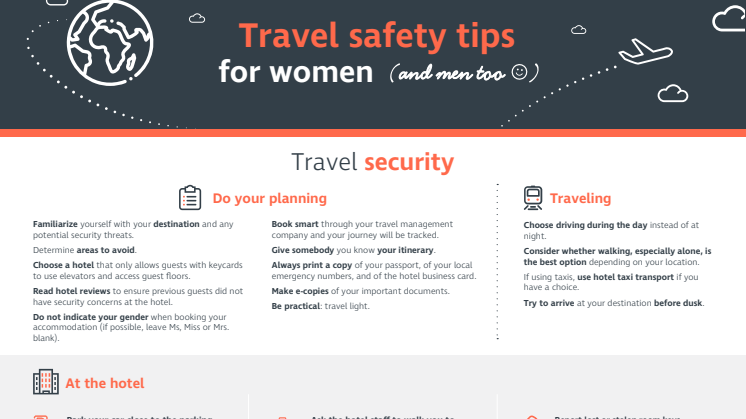 Travel safety tips for women (and men too)