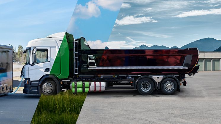 Scania Abrollkipper kombinieren Flexibilität mit Nachhaltigkeit in jedem Einsatz