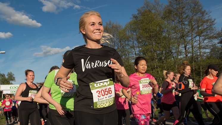 Över 16 000 tjejer springer på Norra Djurgården i dag och i morgon
