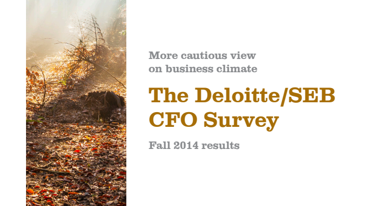 The Deloitte/SEB CFO Survey Fall 2014
