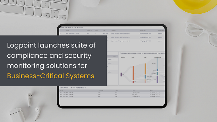 Logpoint launches suite of compliance and security monitoring solutions for Business-Critical Systems 