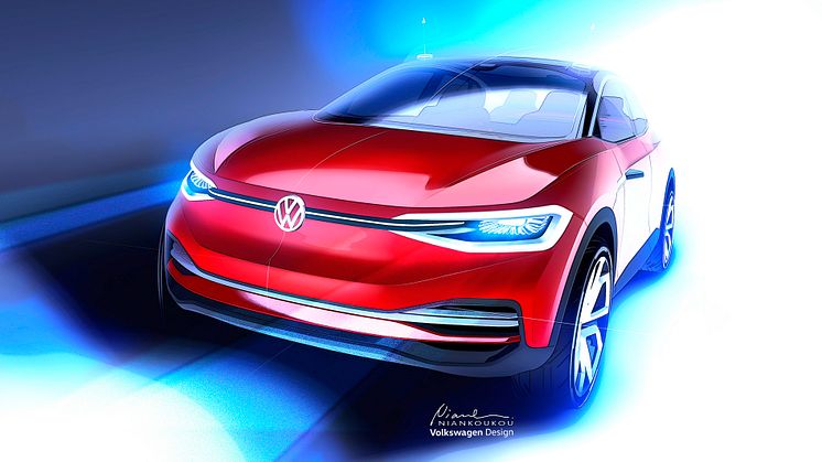 Frankfurtsalongen: Volkswagen visar ny version av elbilskonceptet I.D. CROZZ