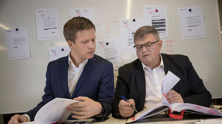 Mikael Holmström och Kristoffer Örstadius, nominerade till Stora Journalistpriset 2017 