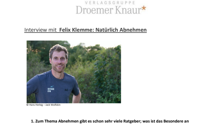 Interview mit Felix Klemme