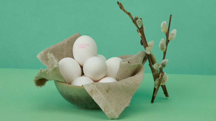 Färre KRAV-märkta ägg på påskborden