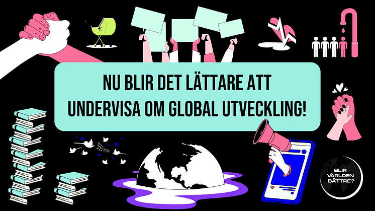 Nu blir det lättare att undervisa om global utveckling 