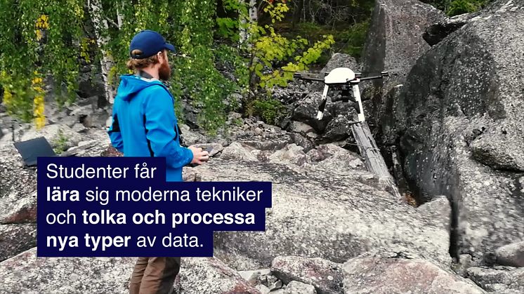 Så kartlägger drönaren Sveriges geologi