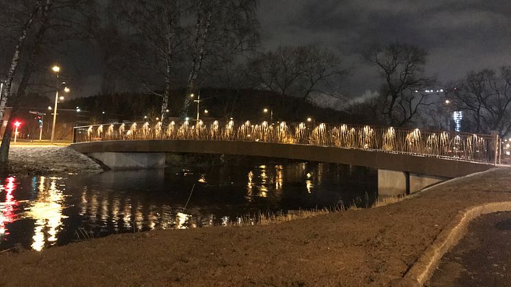 Lasarettsbron i Mölndal är nu invigd