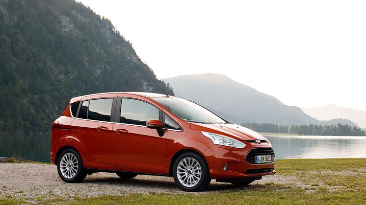 Nye Ford B-MAX fikk maks antall sikkerhetsstjerner