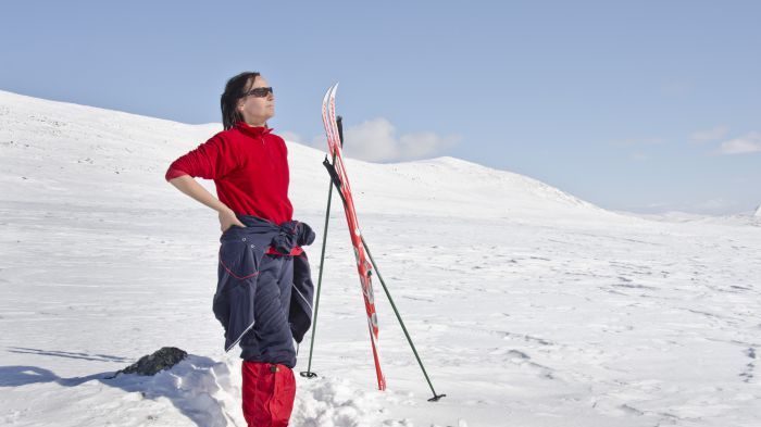 Én av ti har vært snøblind