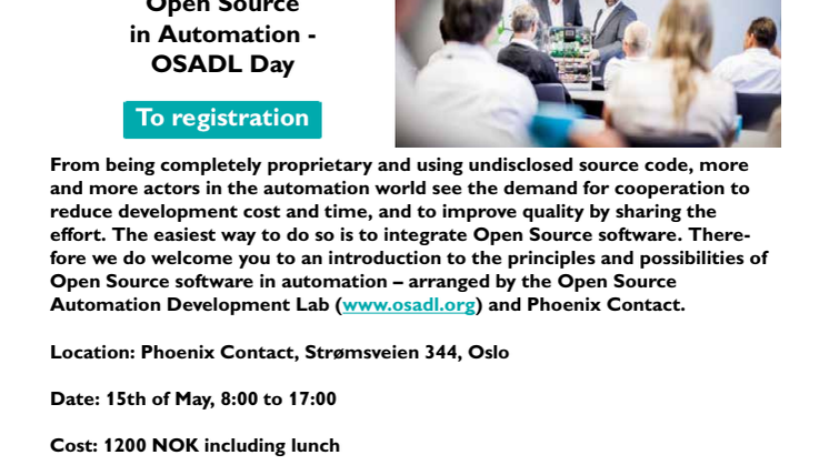 Open Source  in Automation -  OSADL Day