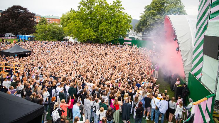 A concert in Folkets park where Eurovision Village will take place during Eurovision 2024 in Malmö.