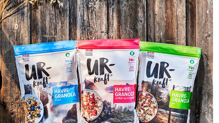 Havredrikk og granola med norsk havre